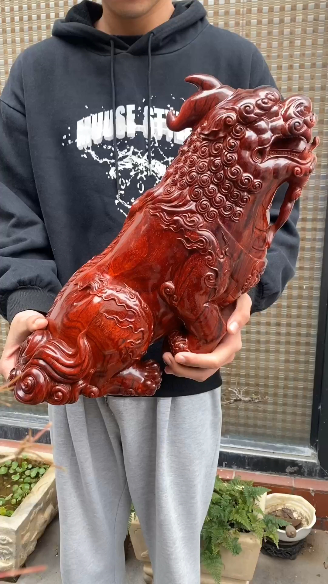 国民瑞兽,聚财貔貅大口一张,吃遍四方小叶紫檀,大貔貅