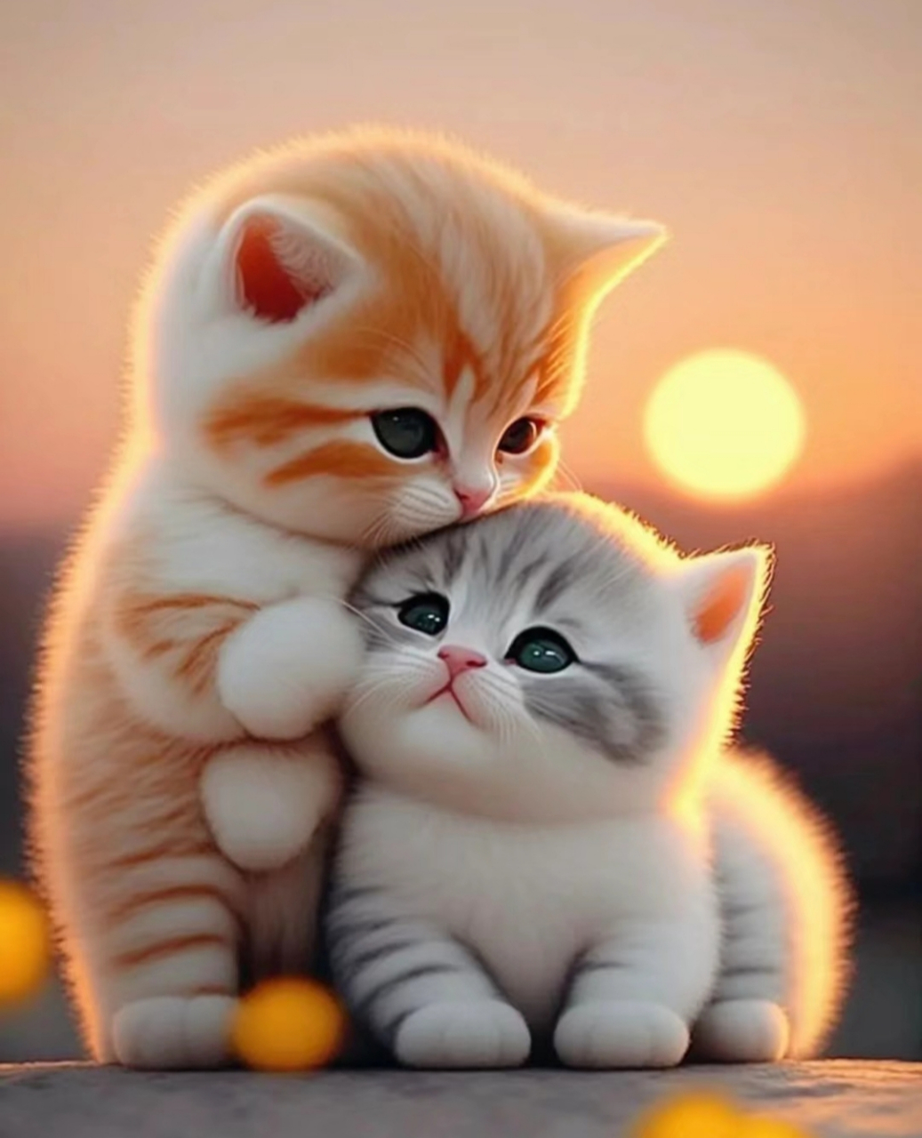 治愈系猫猫,好可爱啊!