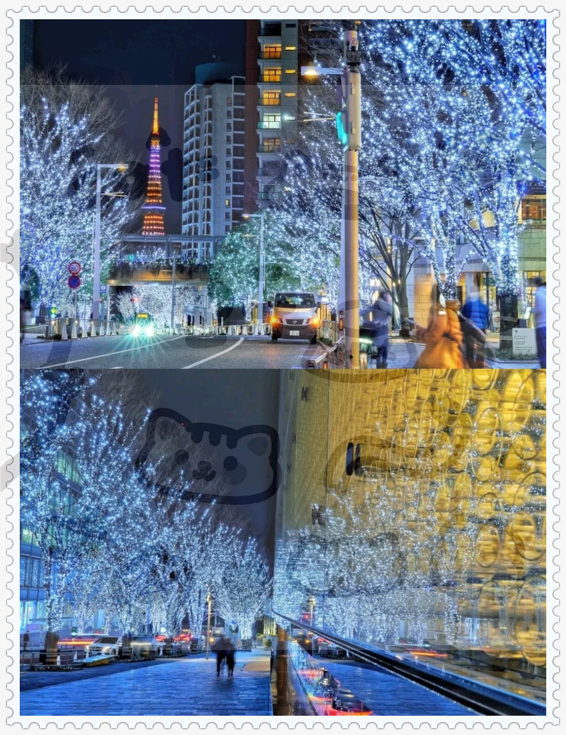 榉木坂通卡地亚圣诞树66plaza广场灯光秀大屋顶广场圣诞集市等精彩