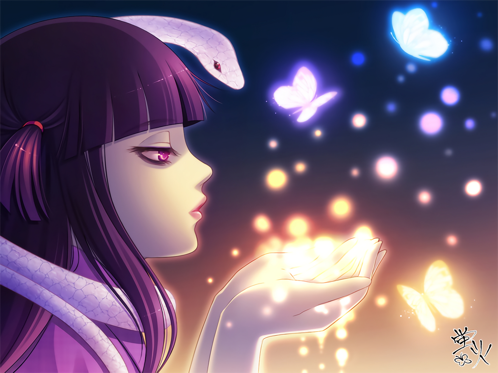 动漫头像和壁纸# #动漫插画# 玲珑骰子安红豆,入骨相思知不知?