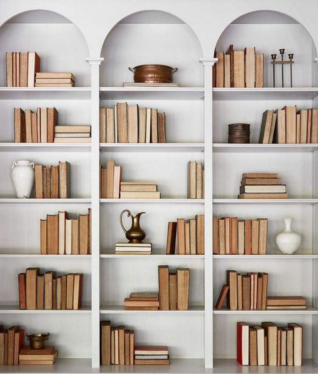 书架的设计不再是单纯的书架 是生活美学的展示 以及装饰创意的一种