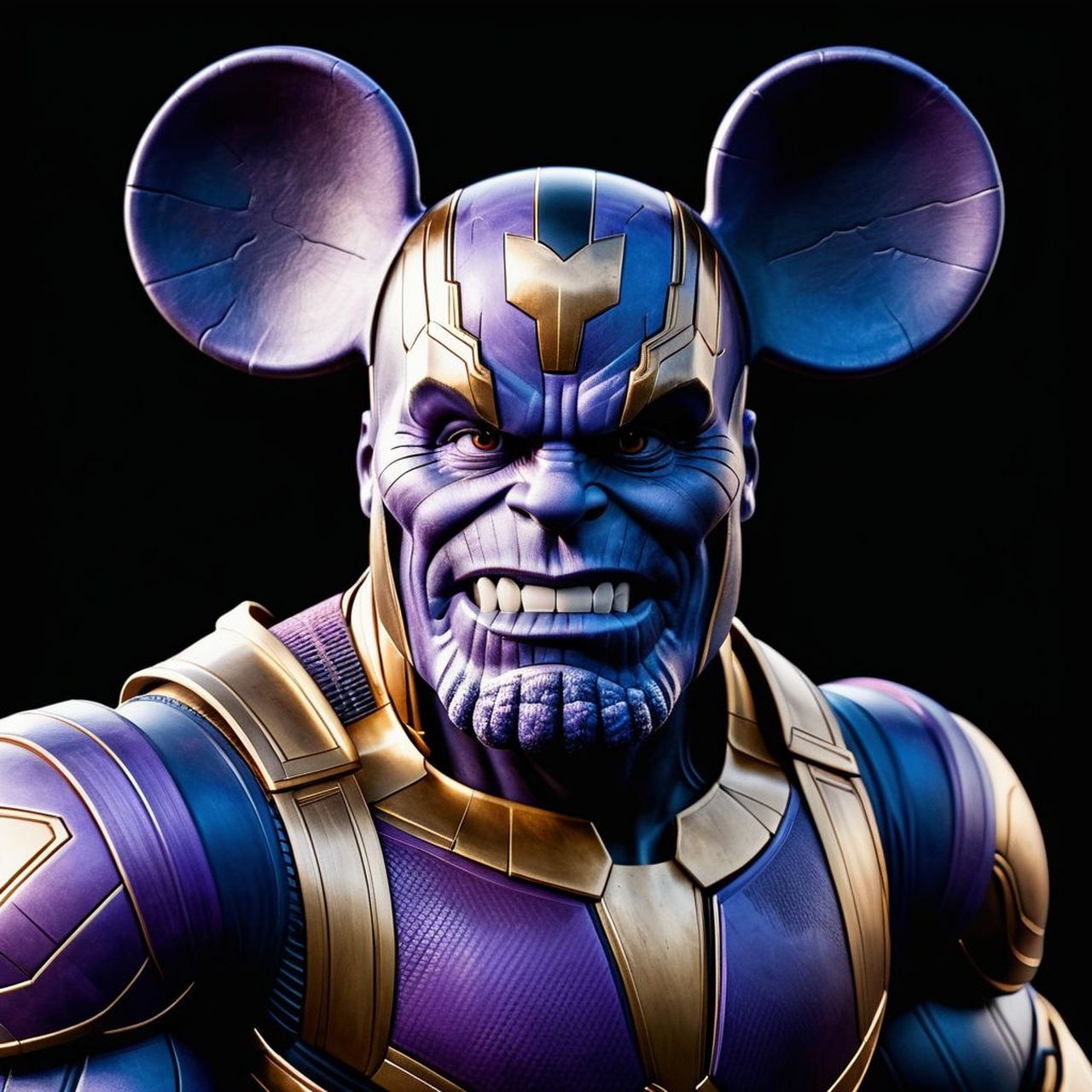 【ai绘画】 灭霸和米老鼠融合是不是很可爱[笑哭] 欢迎关注交流[鼓掌]