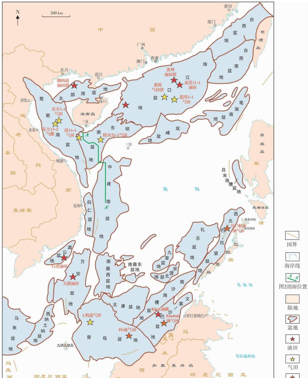 三大盆地分布图图片