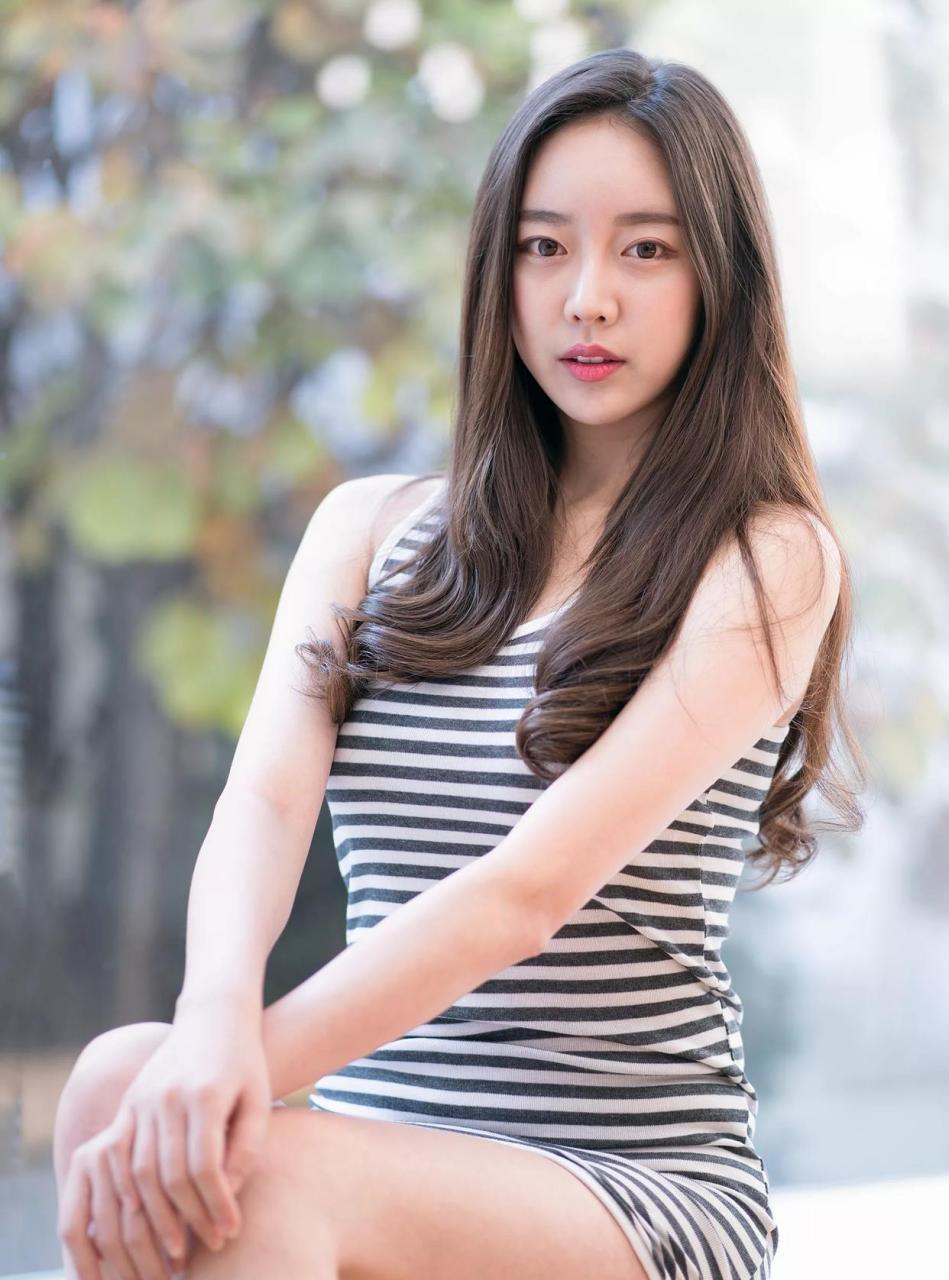 摄影人像,甜美的韩国女孩.