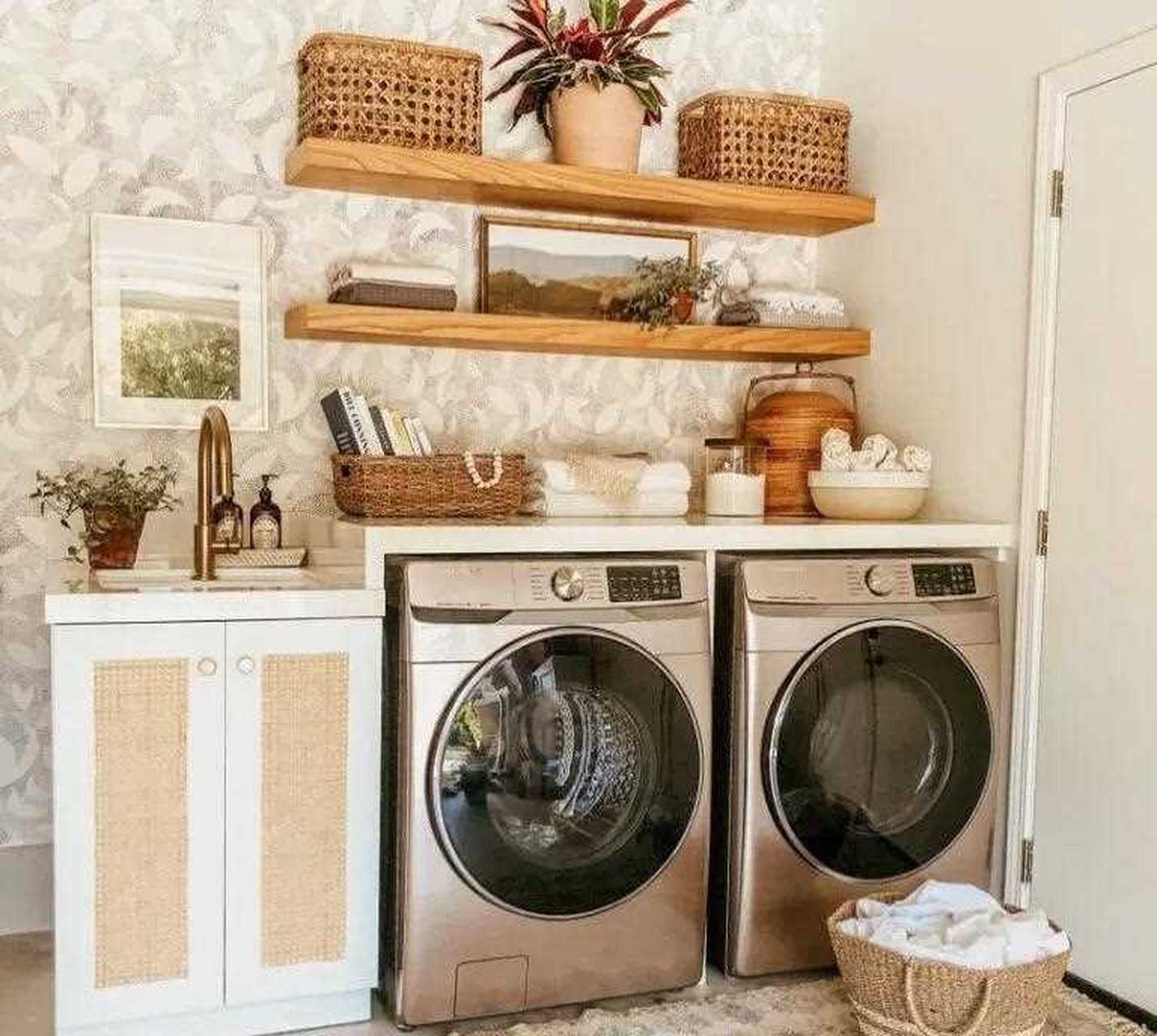 木质风小空间洗衣房装修[农民]