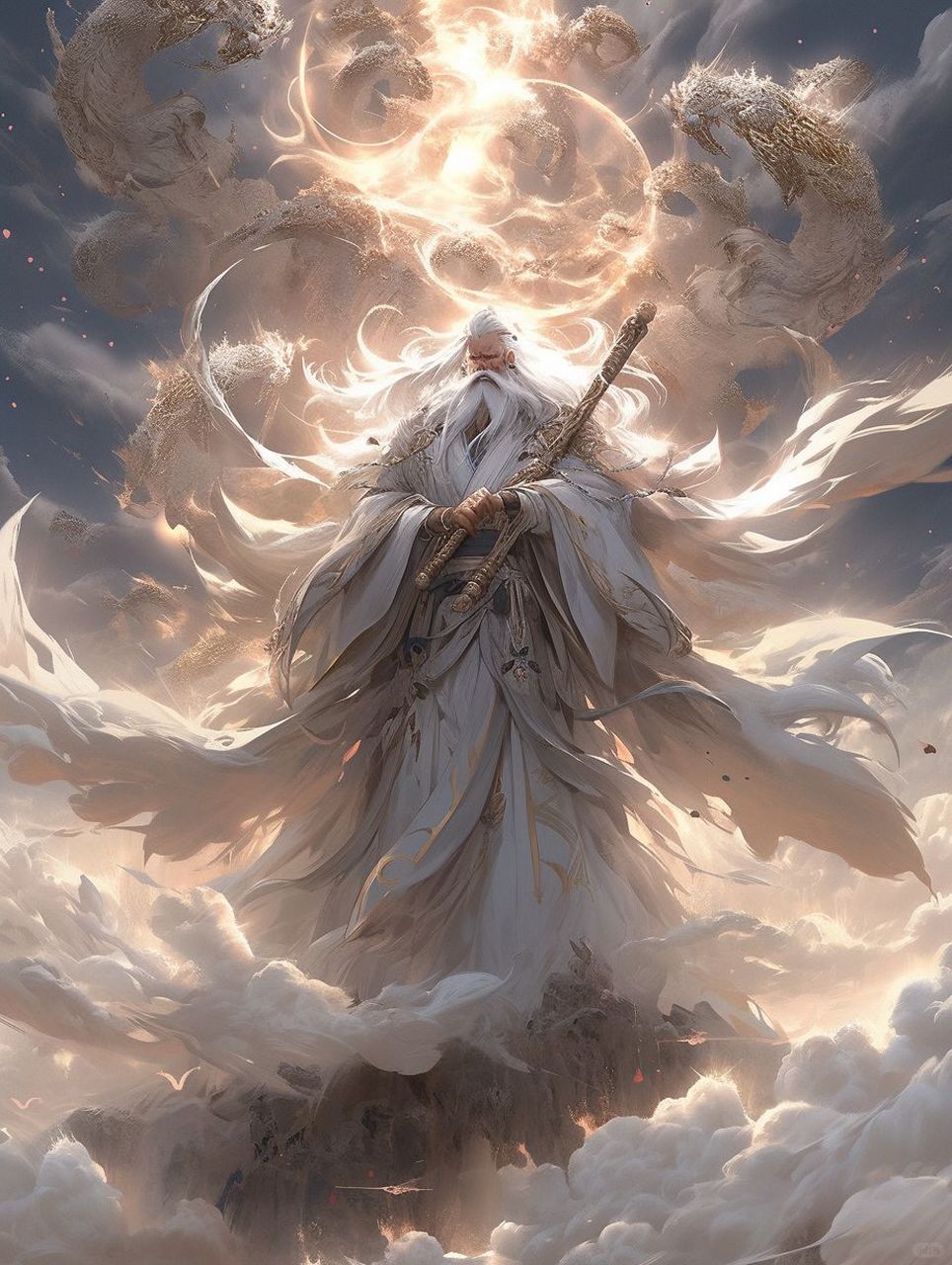 姜子牙,又称姜太公,道号飞熊,乃是昆仑山玉虚宫元始天尊门下的阐教