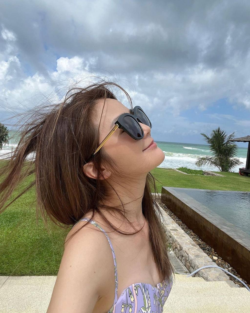 现年40岁蔡卓妍(阿sa)最近难得有长假期与家人一同旅