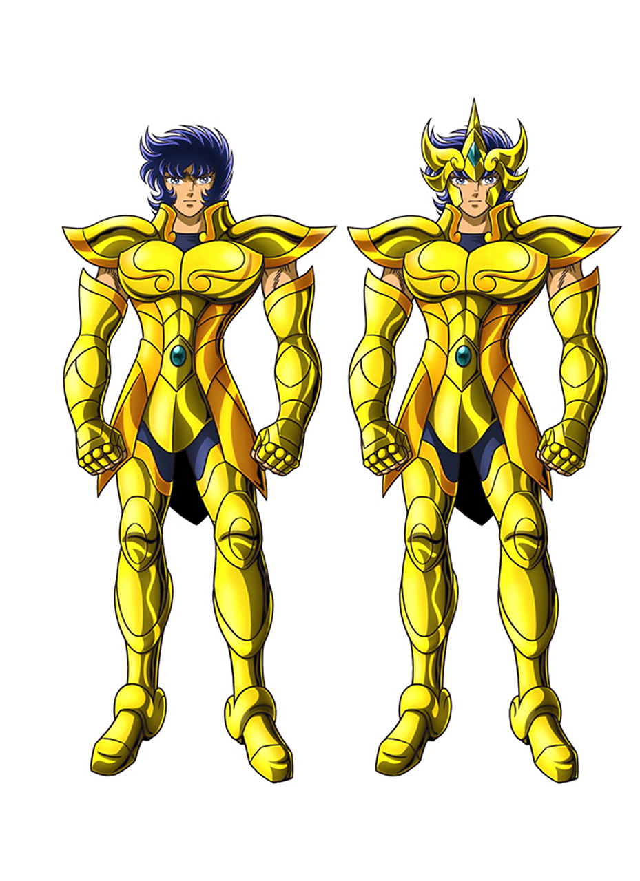 圣斗士星矢#  电阻版的五小强继承黄金圣衣,处女座的圣衣感觉有点怪