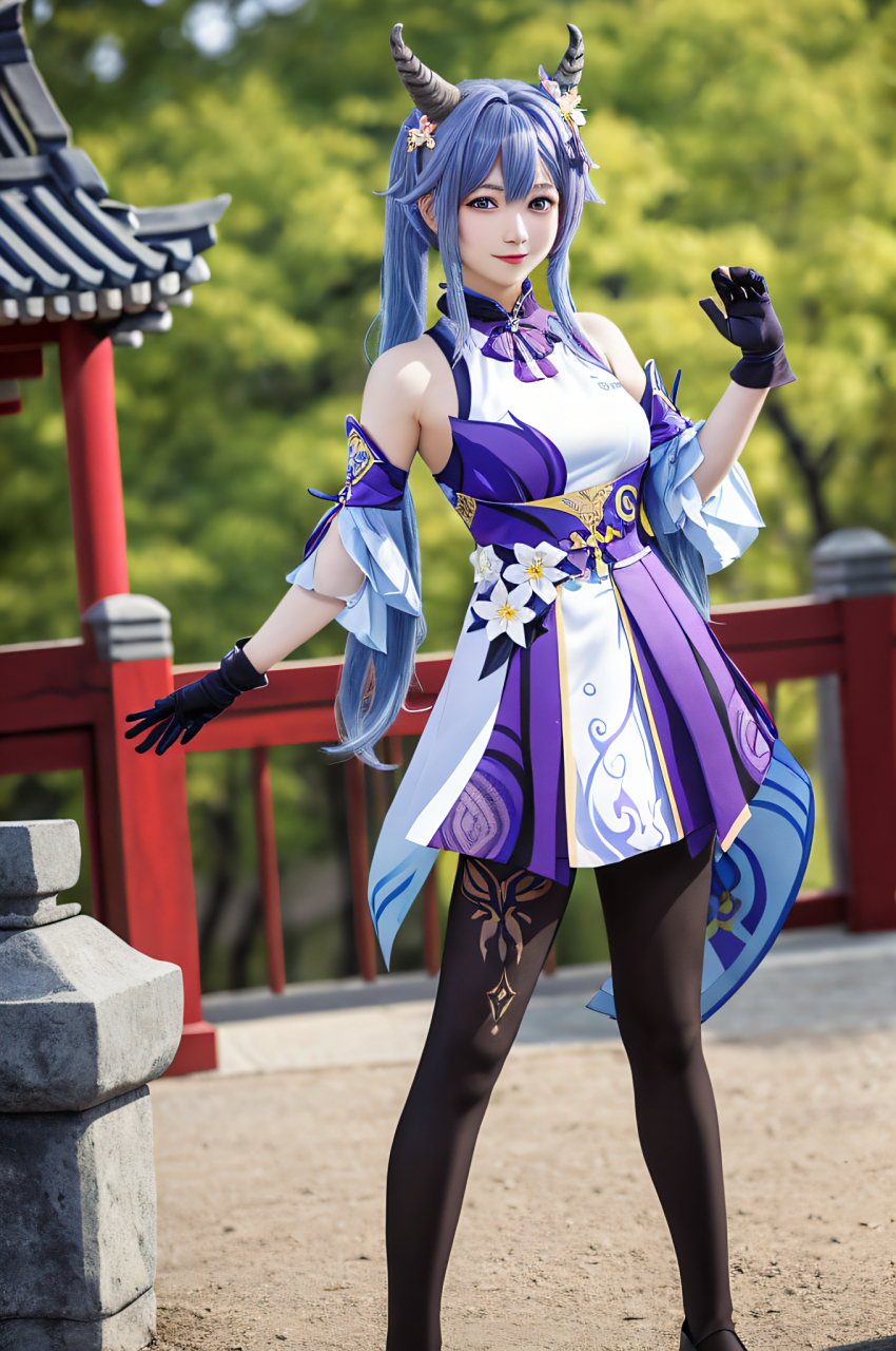 甘雨cos#cos甘雨# #原神甘雨# #二次元花式浪漫# #为什么这么火#