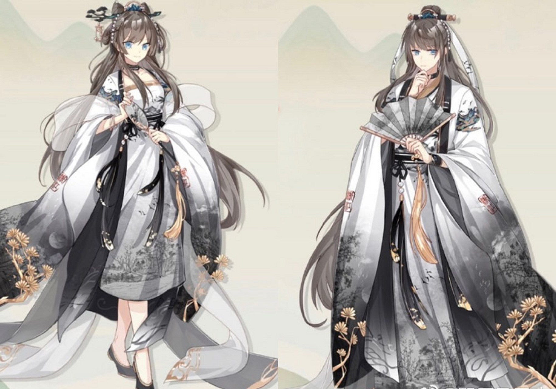 《食物语》少主的时装九宫格,风格多样基本都很好看,古风泳装冬装.