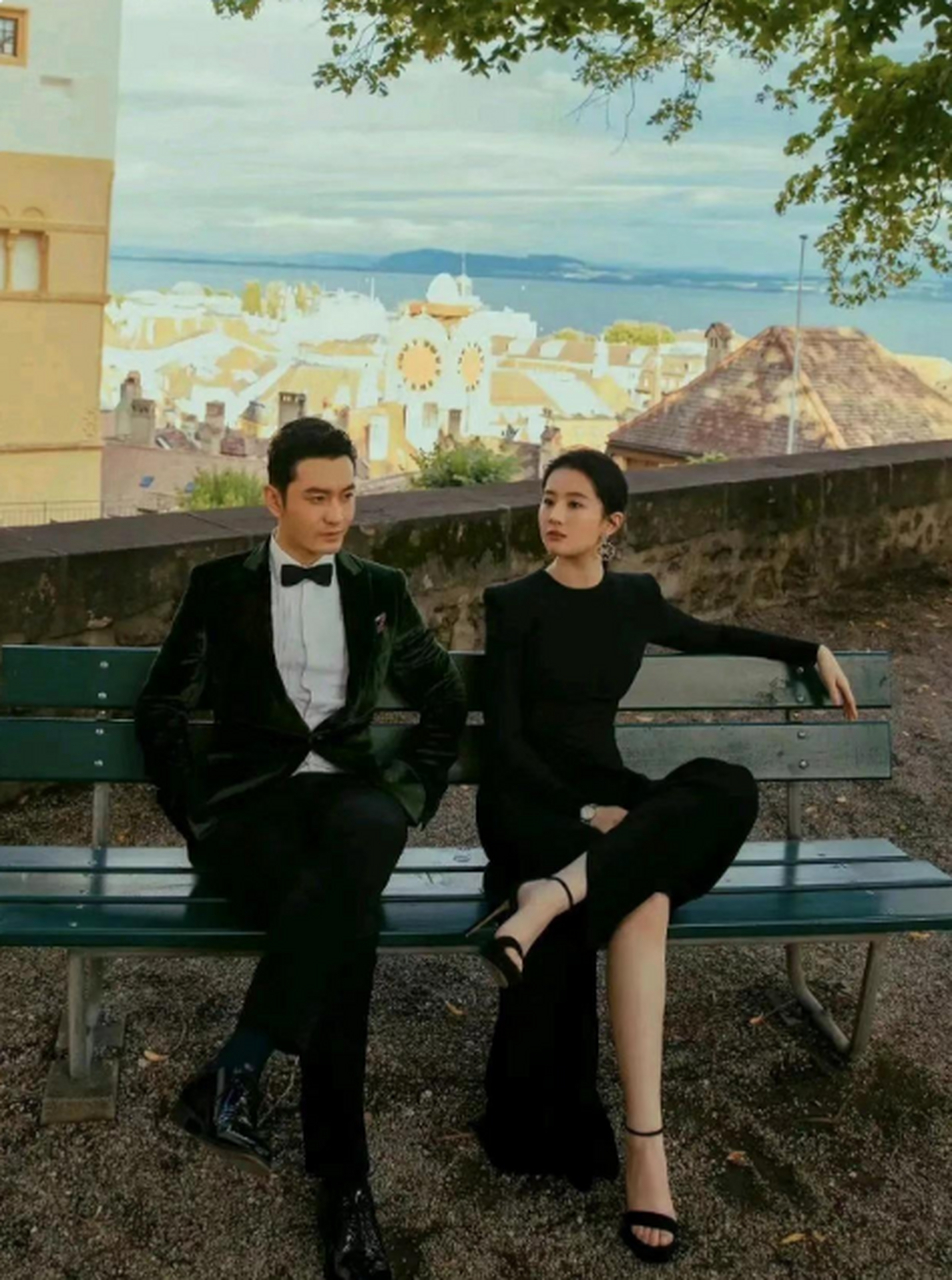 刘亦菲黄晓明为天梭拍摄的时尚大片#黄晓明#刘亦菲