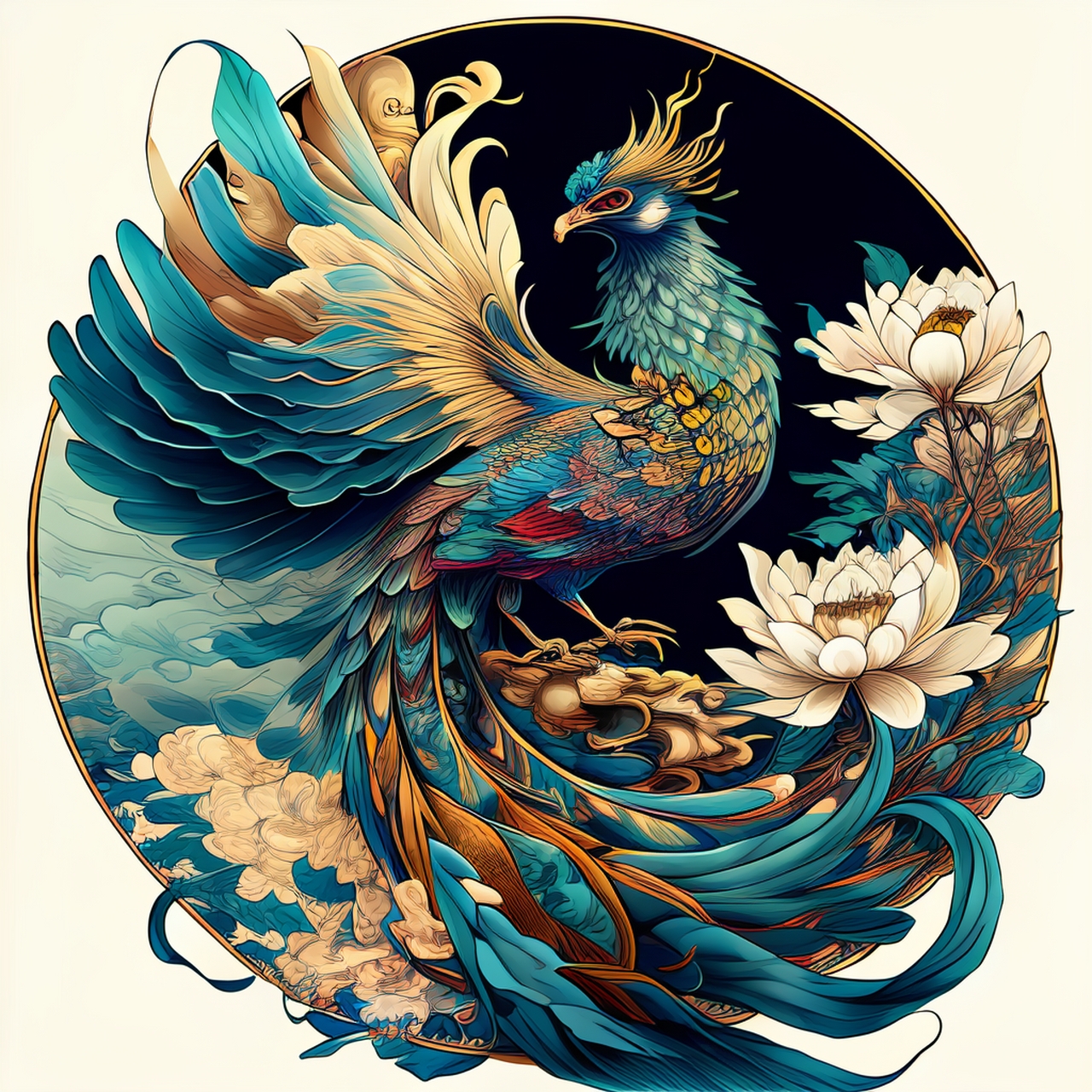 中国风,优美,淡雅#百度ai绘图黑科技