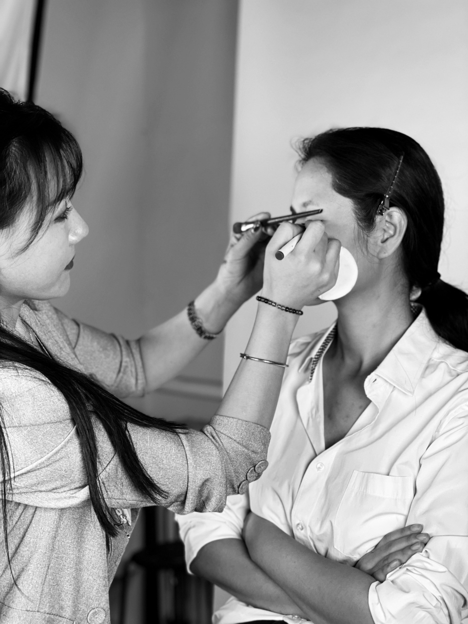 尚涛造型化妆培训 中秋节嫦娥妆 尚涛造型化妆培训 中秋节嫦娥妆#化妆