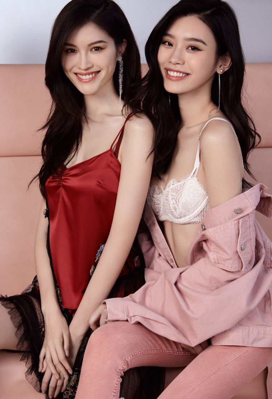 维密天使何穗奚梦瑶内衣大片秀身材"平平无奇"也吸睛