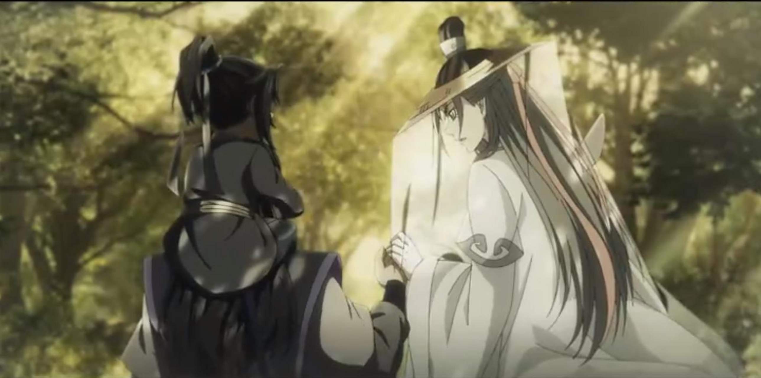 藏色散人和魏长泽亮相