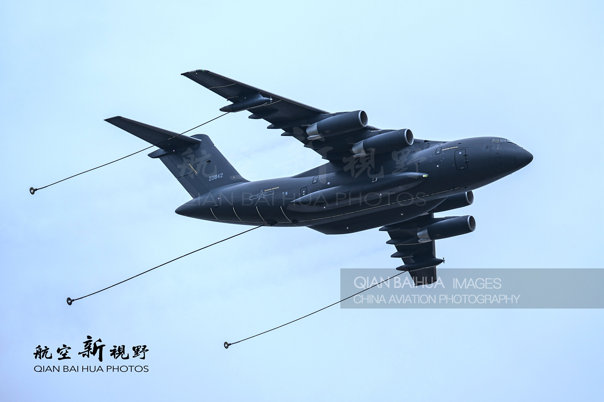 我国空军新装备的运油-20空中加油机,图片摄于2022年珠海航展,有运油