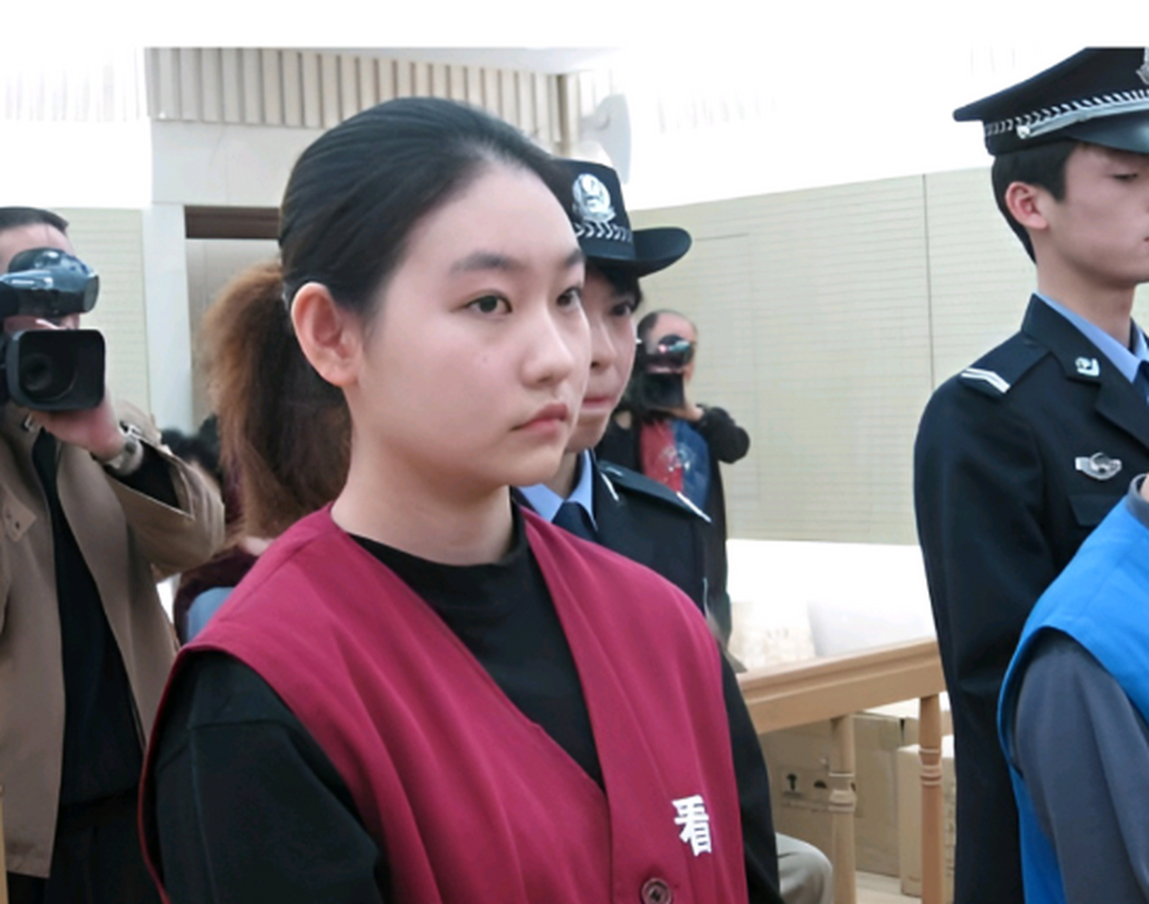 2007年,在法庭上受审的张笑是一位平面模特,在事业上有了一点成就,便