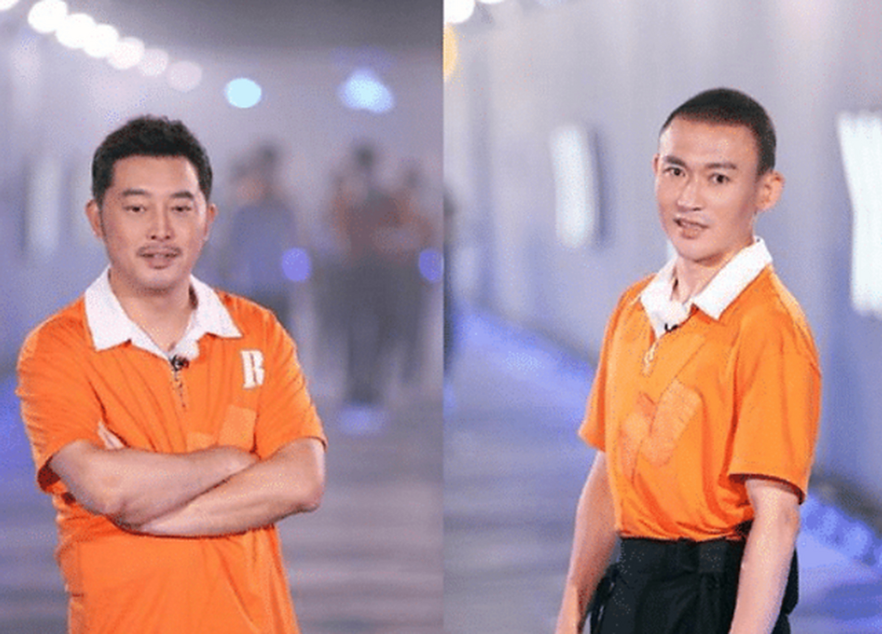 聂乐平日里非常喜欢健身,所以整个人看起来非常有活力.