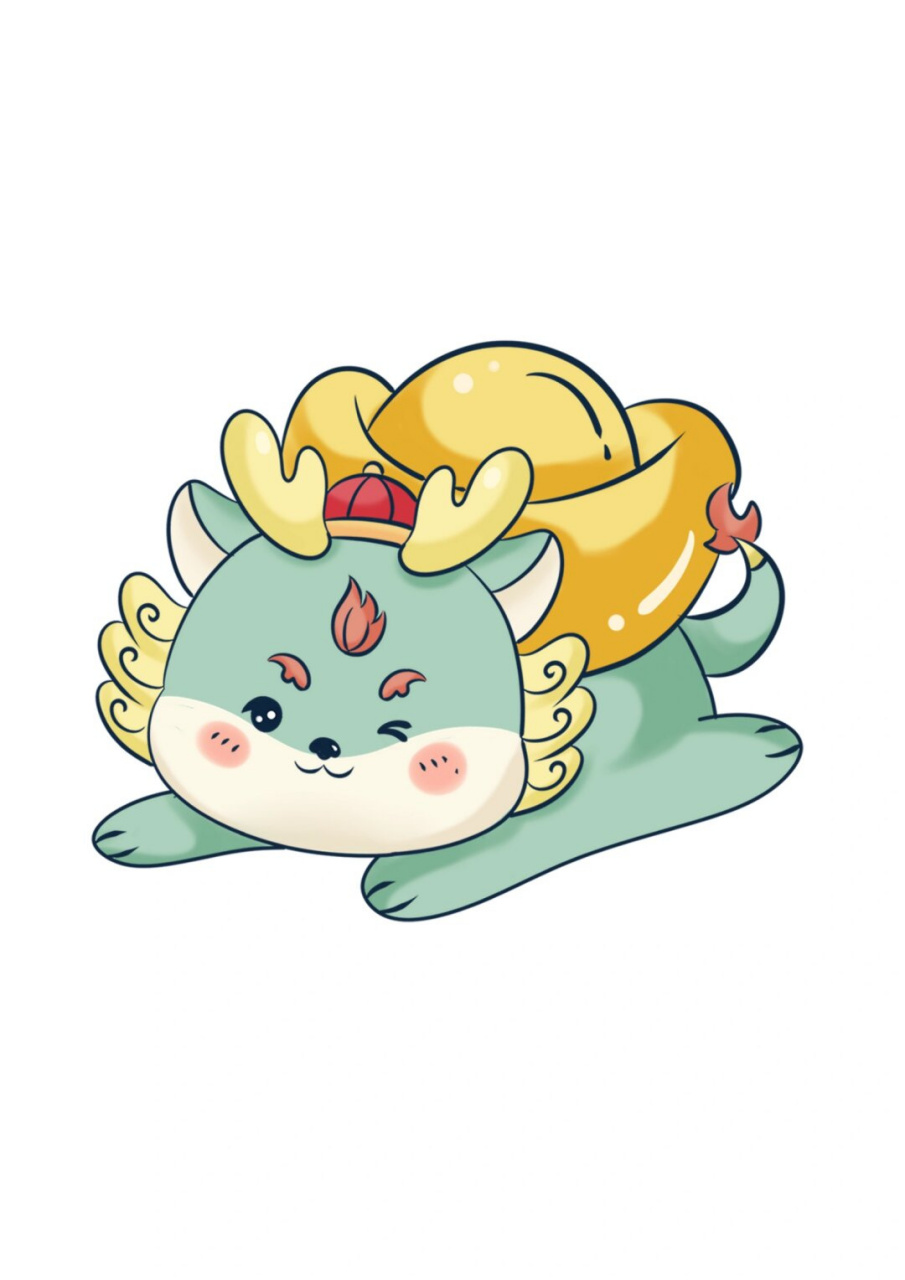 93龙年素材&彩色卡通可爱小青龙小胖龙  你一定会爱上这些迷人的