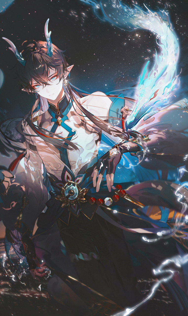 行云布雨,膺责守望不死建木. 尊号「饮月君」. #星穹铁道饮月