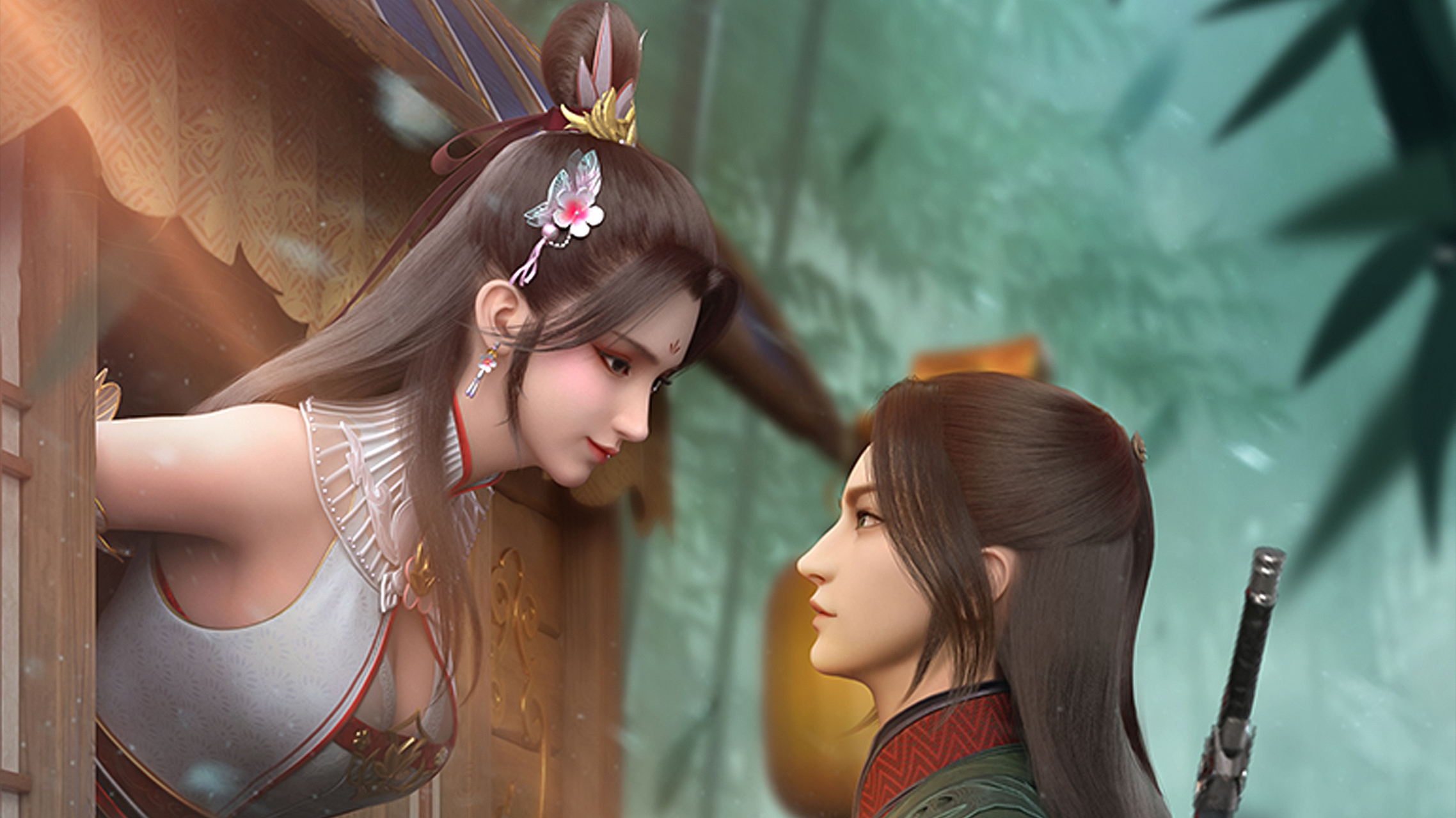 国漫女神|《暗河传》女主白鹤淮4k高清壁纸:暗河组织成员苏喆与老字号