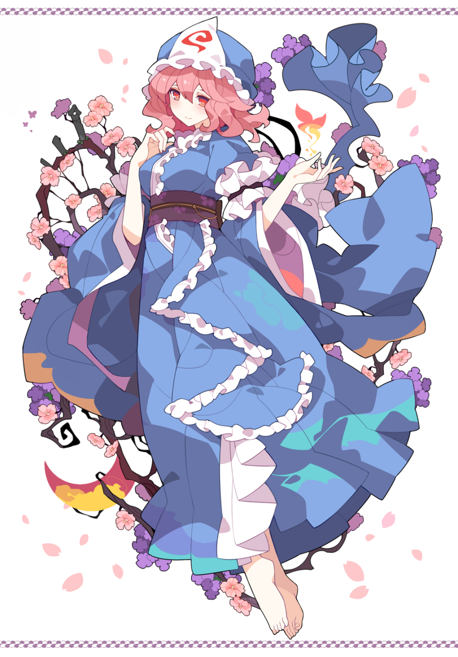 画师:ideolo #东方project#  #西行寺幽幽子