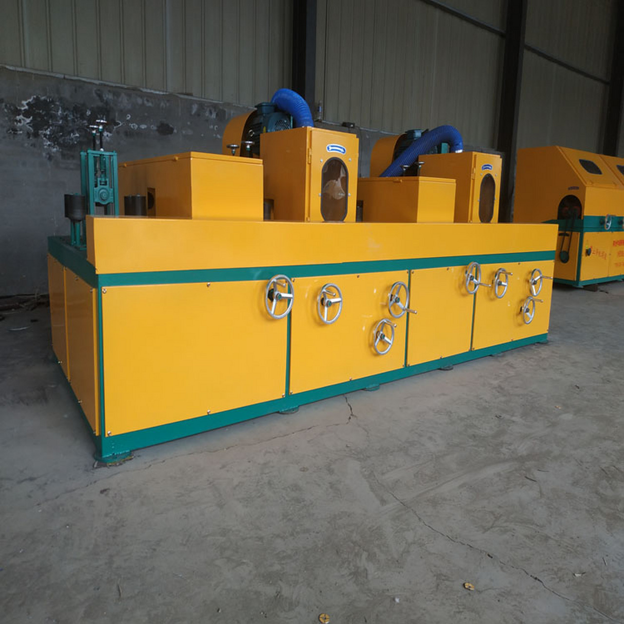 方管专用除锈抛光机设备 #四面方管抛光机# 适用于矩形断面型材如方管