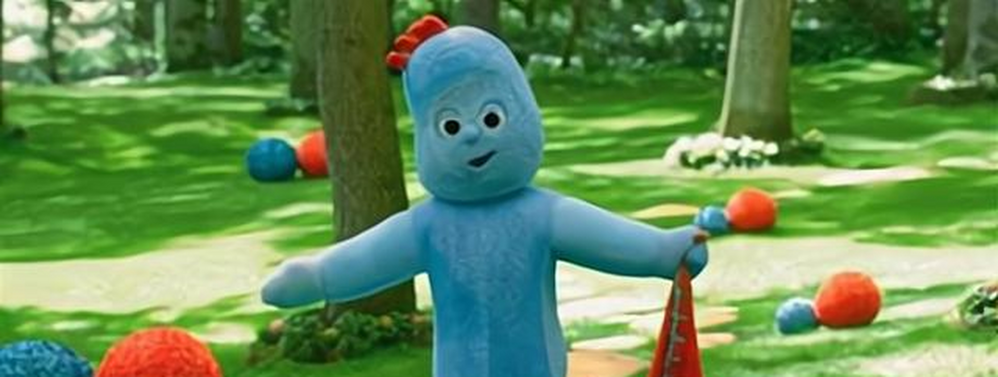 玛卡巴卡是住在洞穴里的花园宝宝,他的脑袋,身体,手脚都是圆圆的,浑身