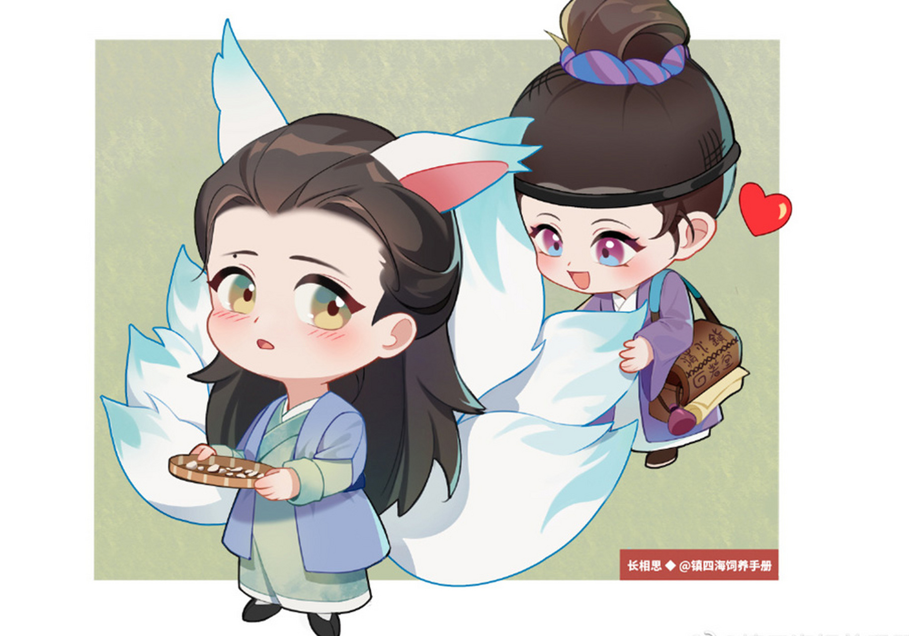 《长相思》第一季定档7月24日,杨紫饰演的女主小夭,官配是邓为饰演的