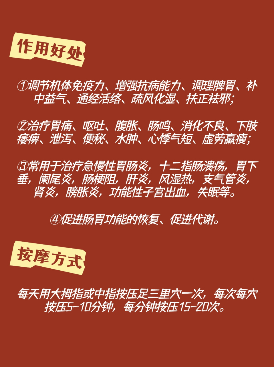 足三里# #穴位# #中医# #脾胃专家王碧辉主任#   一,寻找方法  第一