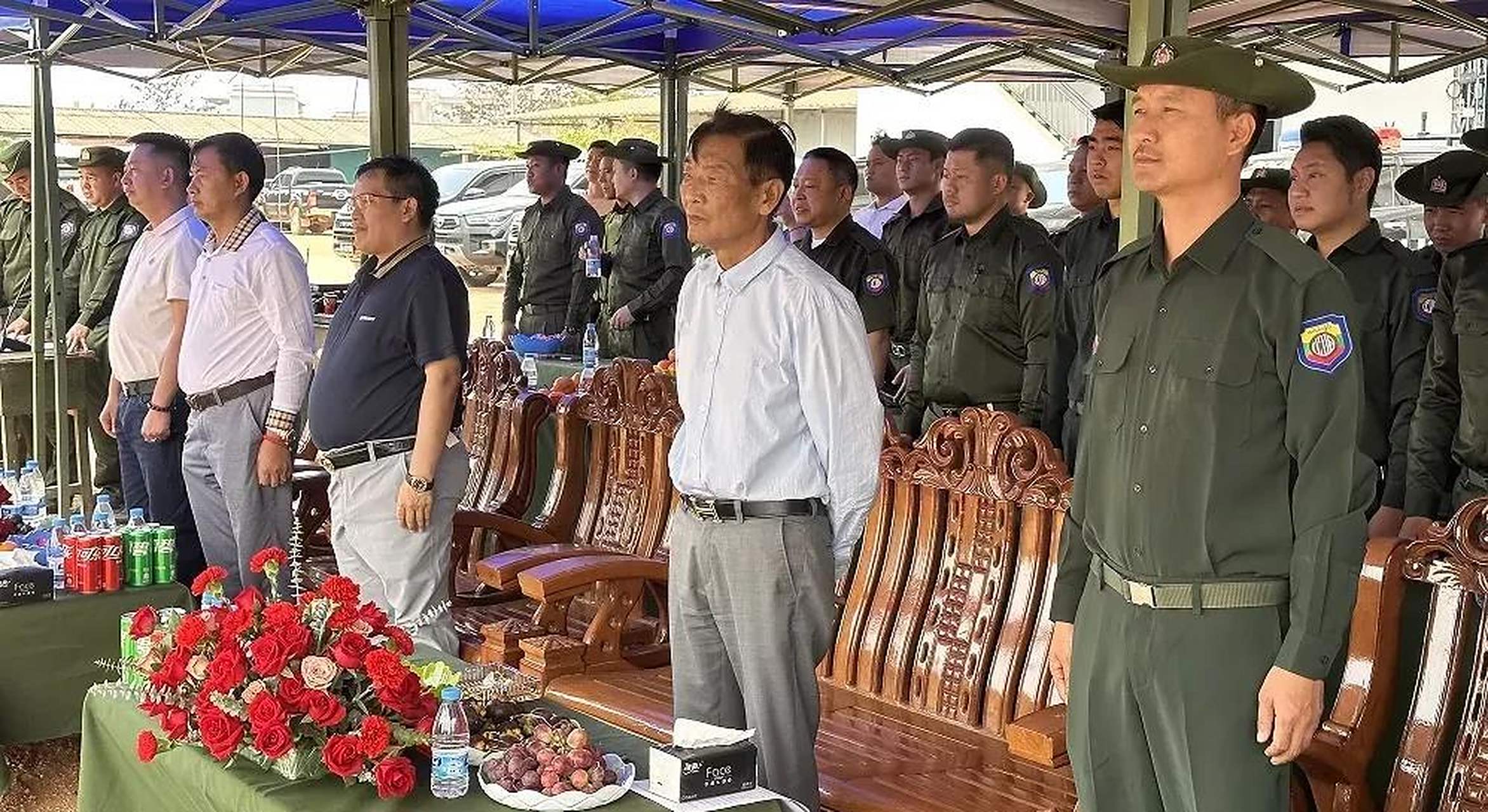 果敢自治区民兵大队,第十一期新老兵轮训班于4月6日正式结束 白所成