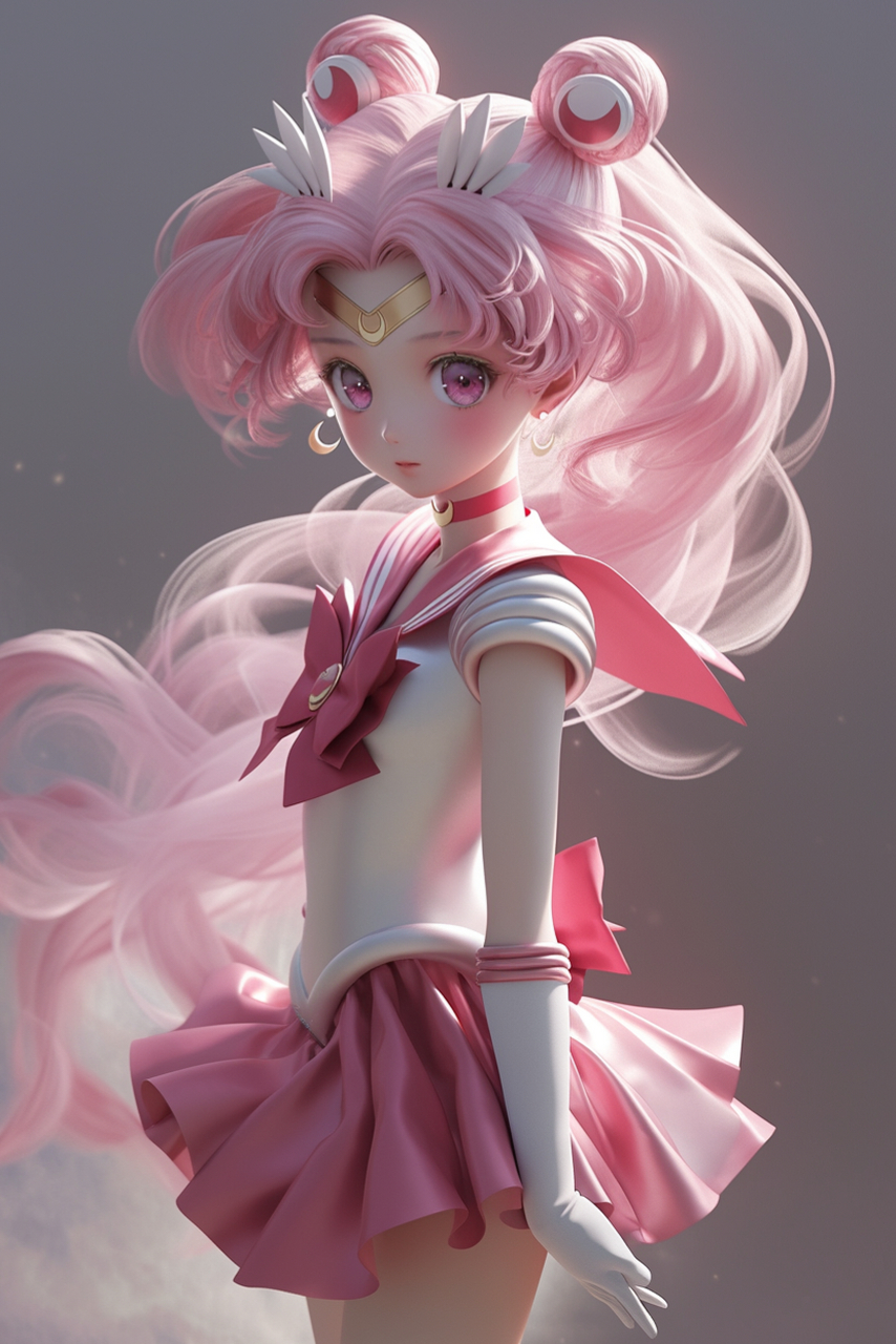 美少女战士之萌萌卡通风!#美少女战士# #百度仲夏打卡挑战赛
