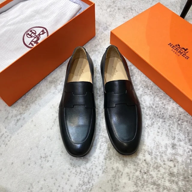 爱马仕男士经典皮鞋