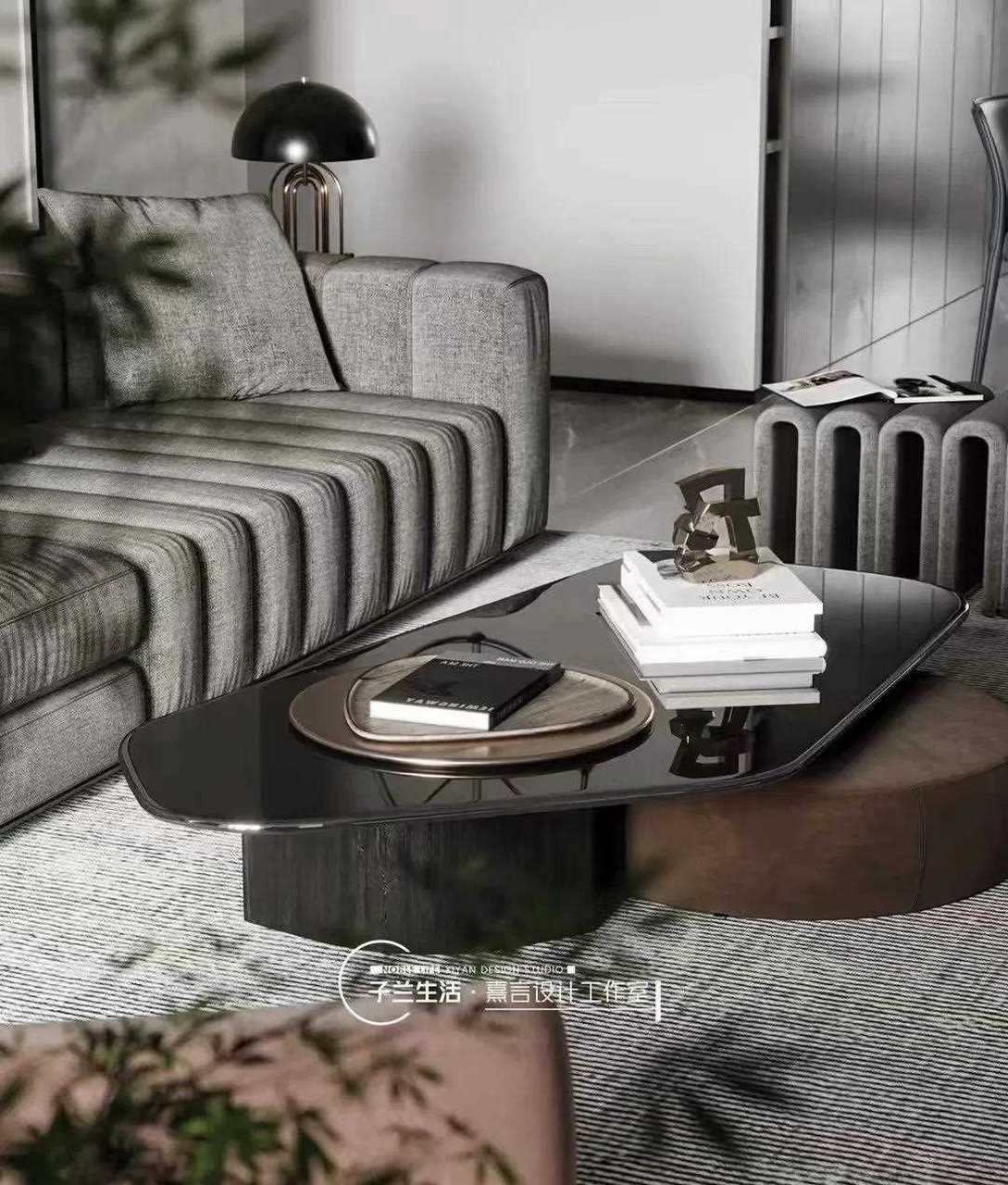 【子兰新作-灰调】 案例地址:美的国宾府[2020] 案例面积:145 坐标