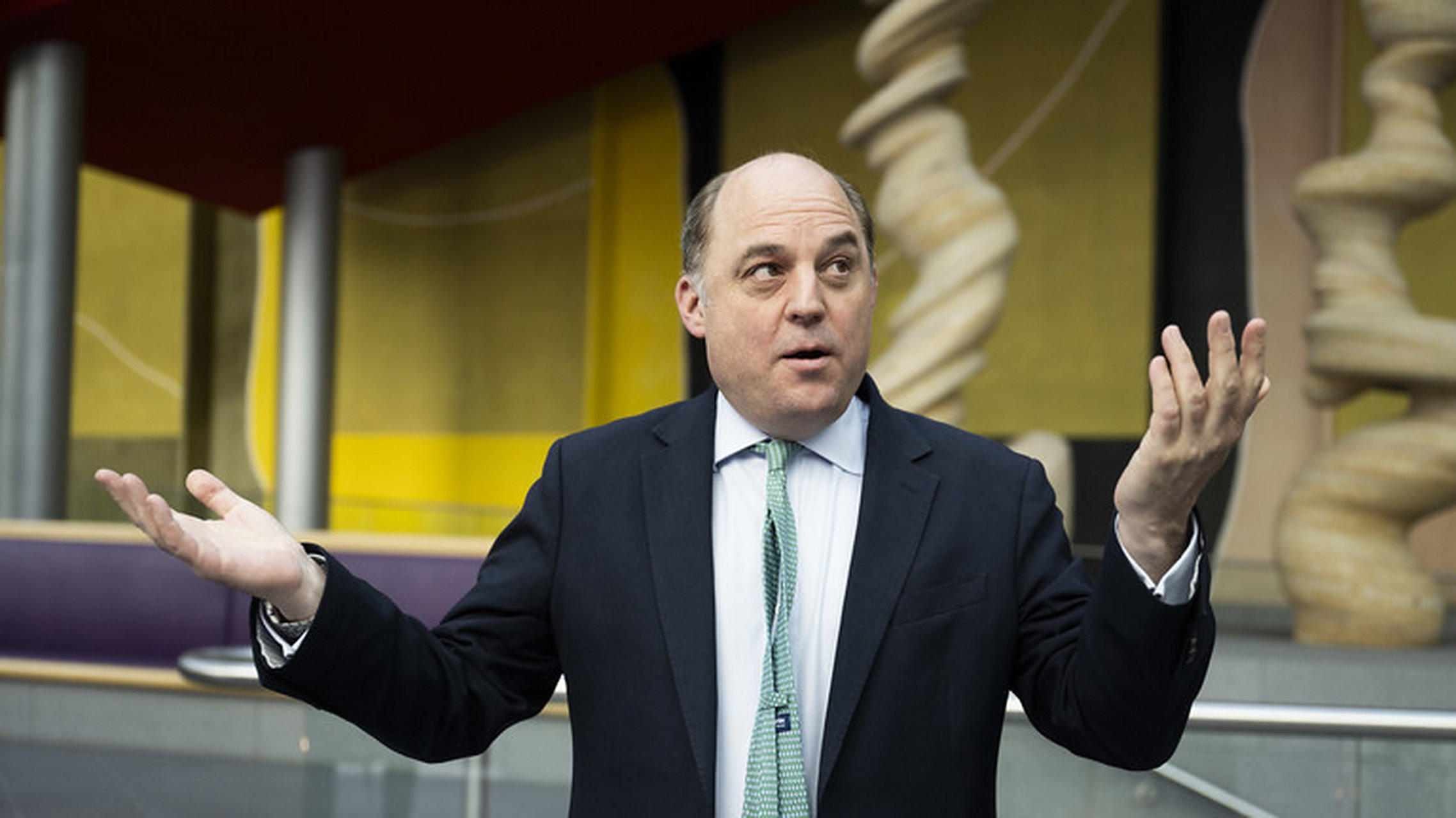 英国国防大臣本·华莱士(ben wallace)7月15日在接受英国《泰晤狮报