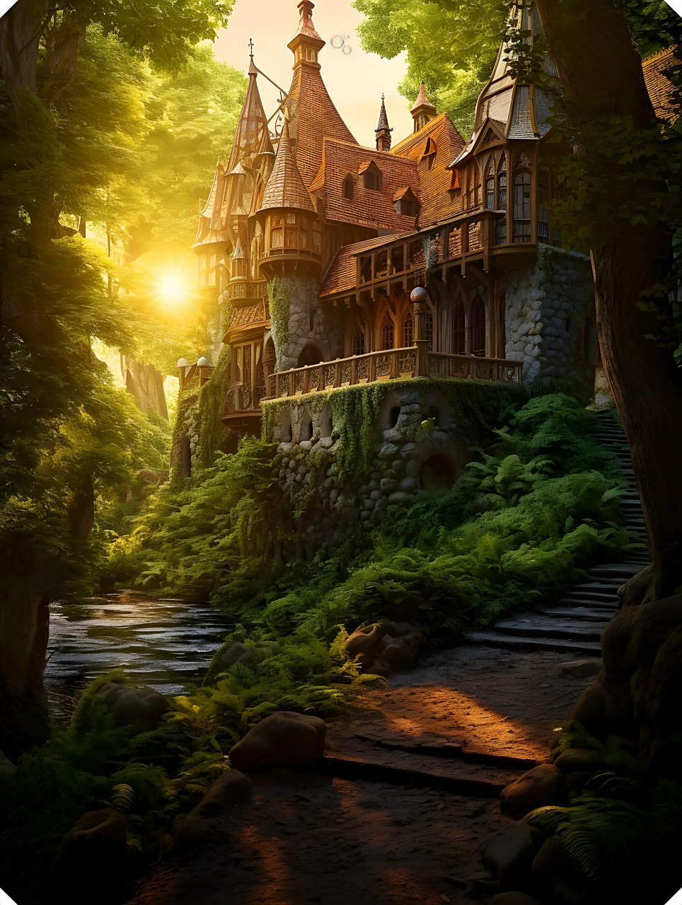 当你步入黑森林古堡的大门,你仿佛被带入了一个神奇的世界.