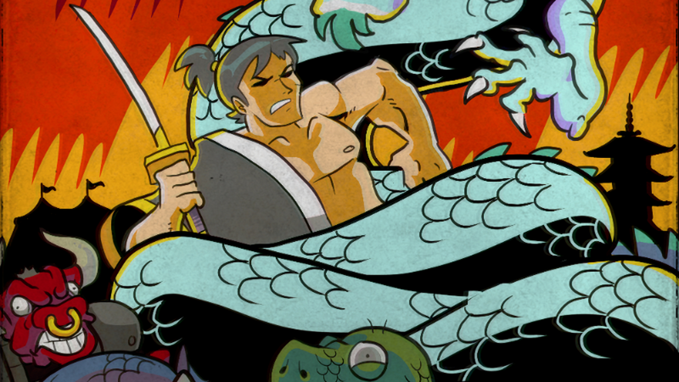 2d动作游戏《武士零》在昨日公开了愚人节企划内容"katana hero",该