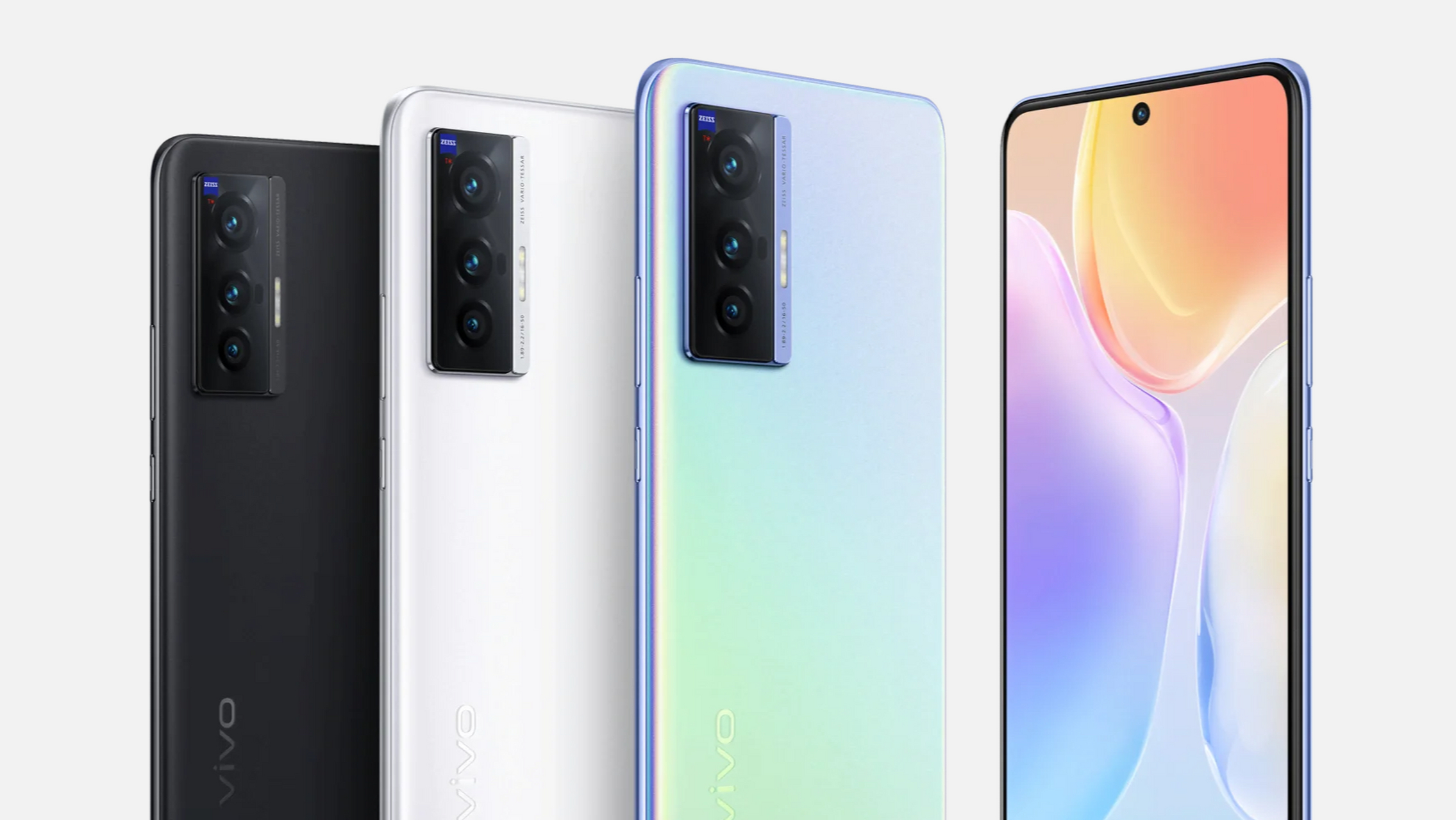 vivo x70直面屏手机,微云台主摄,防抖精湛 vivo x70有三款颜色风格