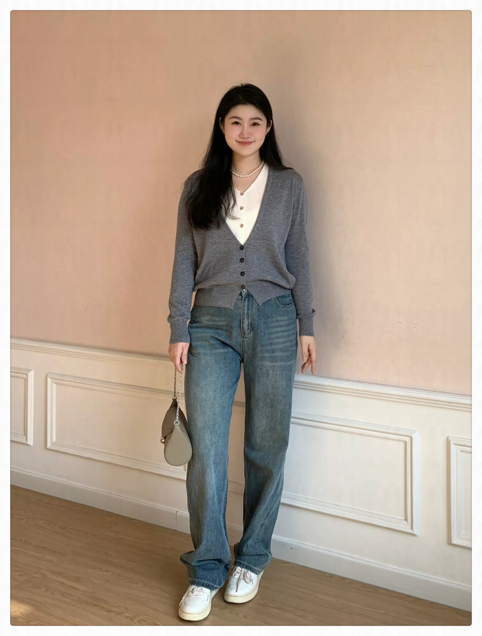 145斤  微胖粗腿身材低饱和度显瘦穿搭!