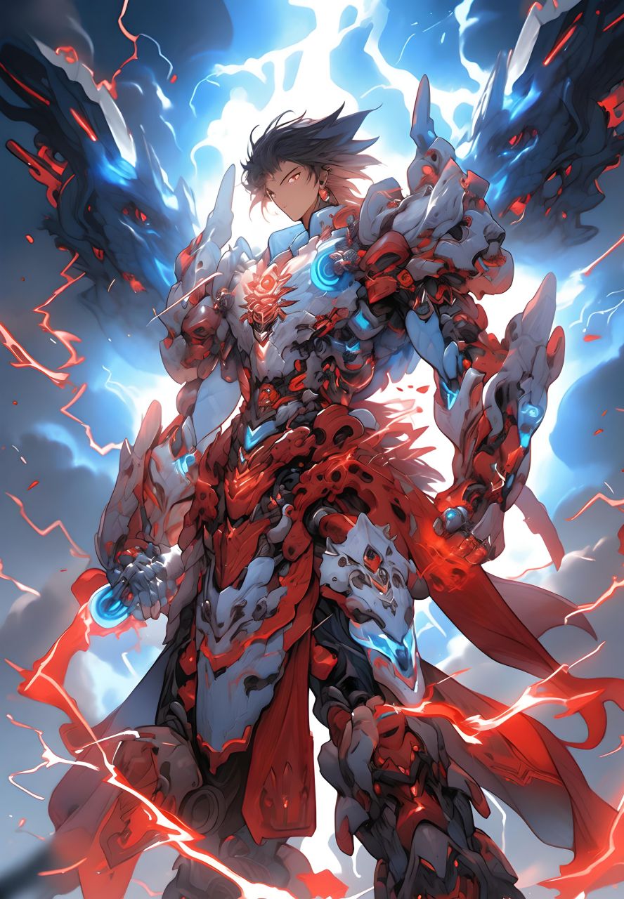 a绘43龙骑士,#龙##图片##动漫头像和壁纸##二次元##骑士##科幻机甲