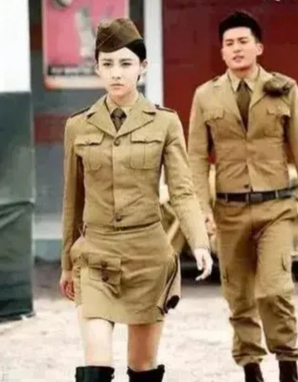 国民党女军服裙子图片图片