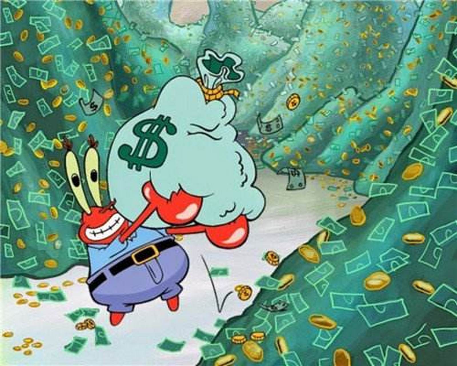 爸爸蟹堡王的老板,蟹老板,珍珍是被蟹老板收养的女儿.