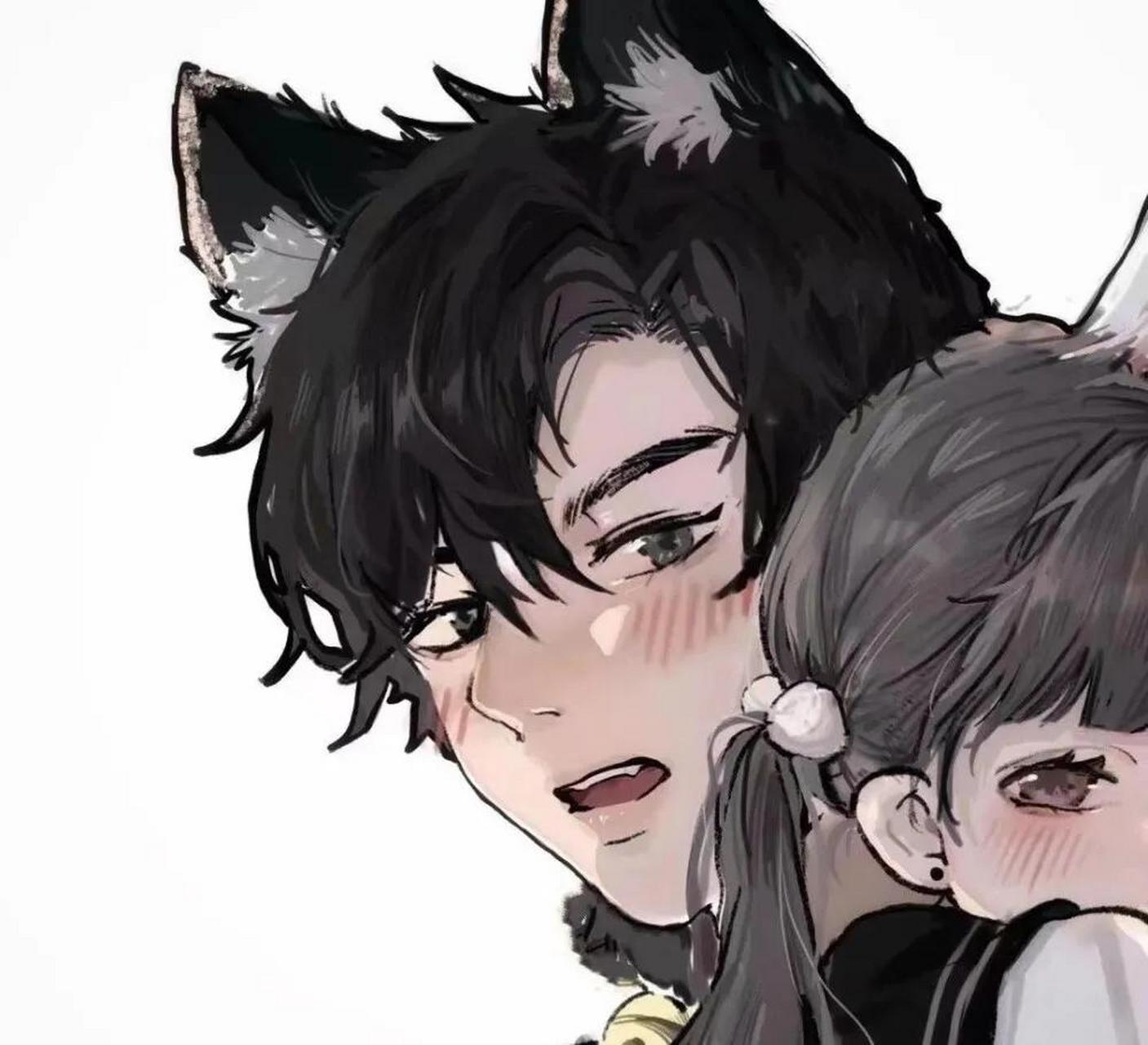 唯美的情侣卡通头像, 像我这样的小朋友,你一定要把我放在心尖上呐.