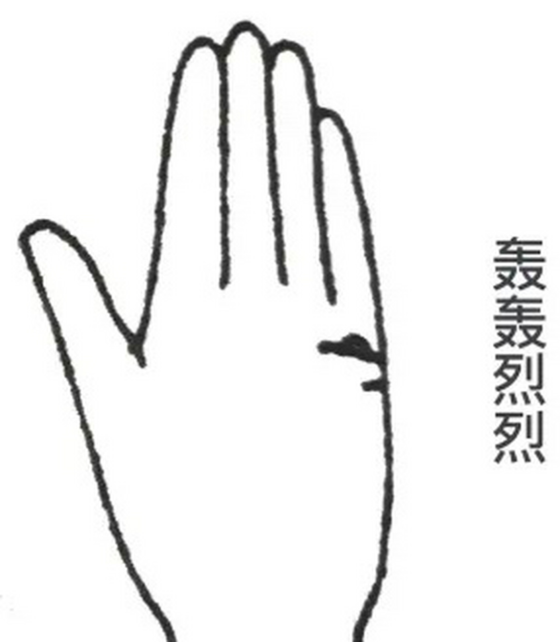 婚姻纹上有岛形纹:  易分手婚姻纹上有岛型纹的人大多精力充沛,不喜欢