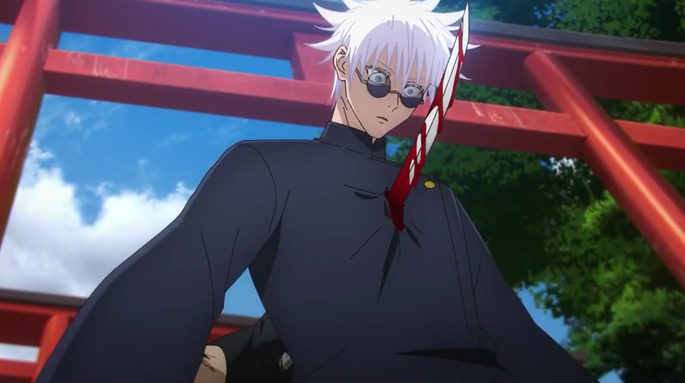 动漫# #二次元# #一起看新番# 伏黑甚尔重创五条悟的戏份实在是精彩