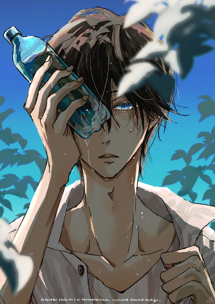 经典动漫# 樱日最新绘制:西条高人 [心]