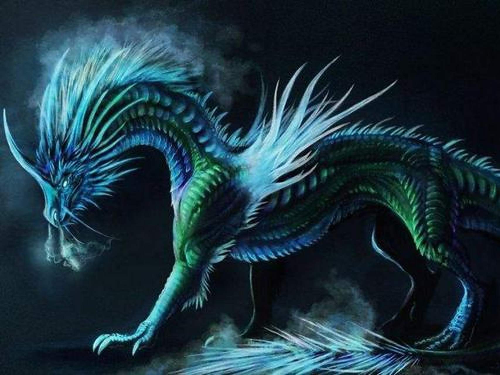 麒麟像麇,但比麋大,马蹄牛尾,羊头鹿身,有一些种类的麒麟是一只角的