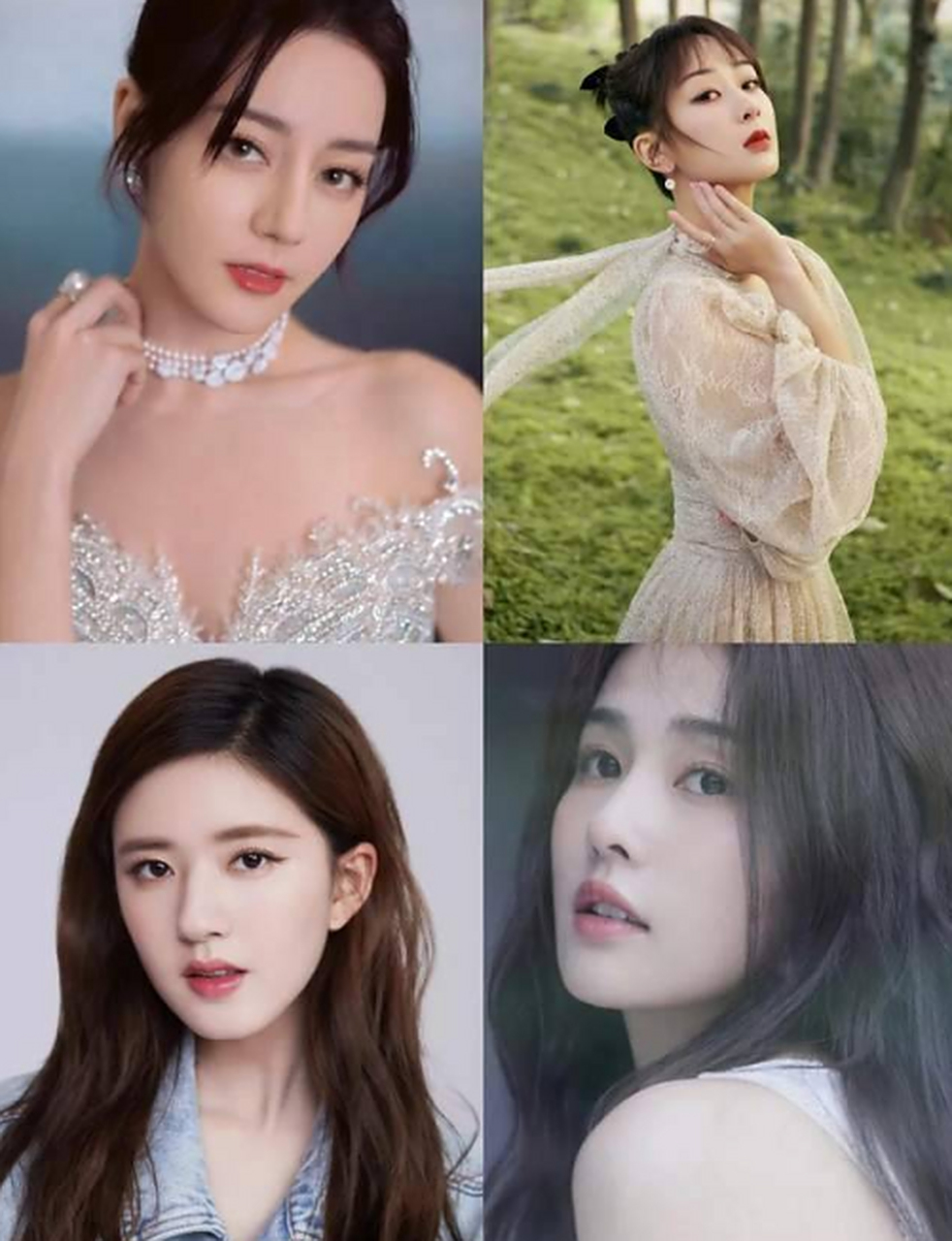 内娱男女顶流揭秘,肖战,迪丽热巴毫无悬念,男顶流分别有肖战,王一博