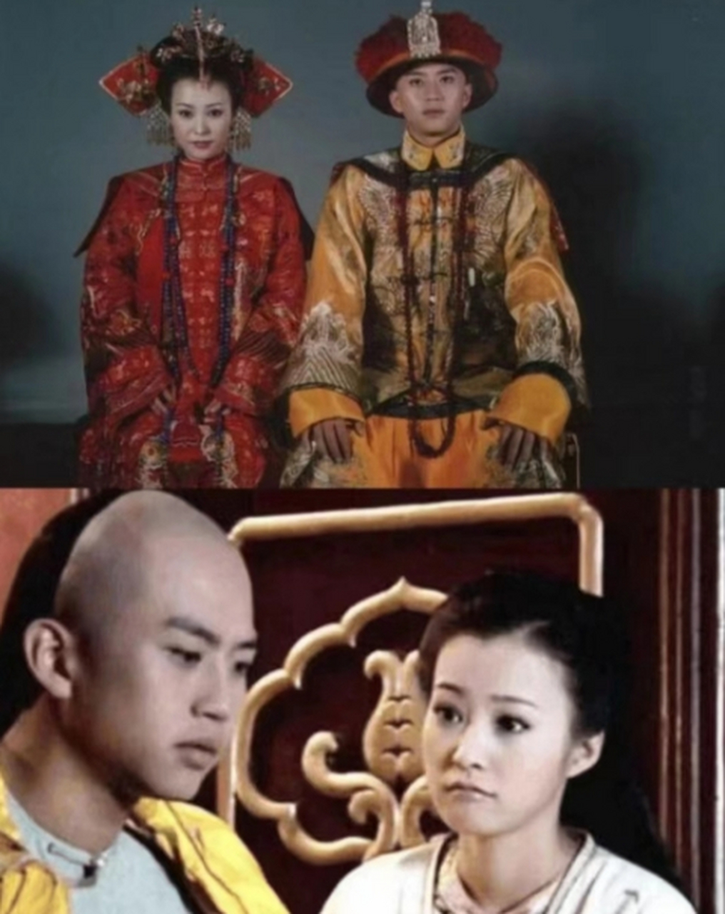 2003年,邓超和郝蕾在拍摄《少年天子》时因戏生情,情到浓时,两人还纹