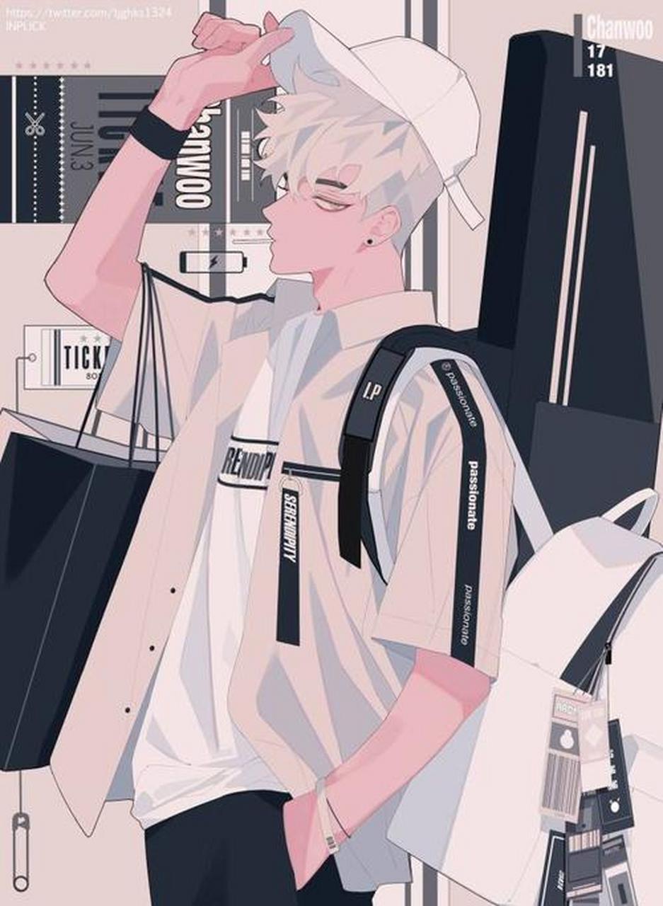 病娇# 病娇男孩【韩国画师:inplick】  #二次元